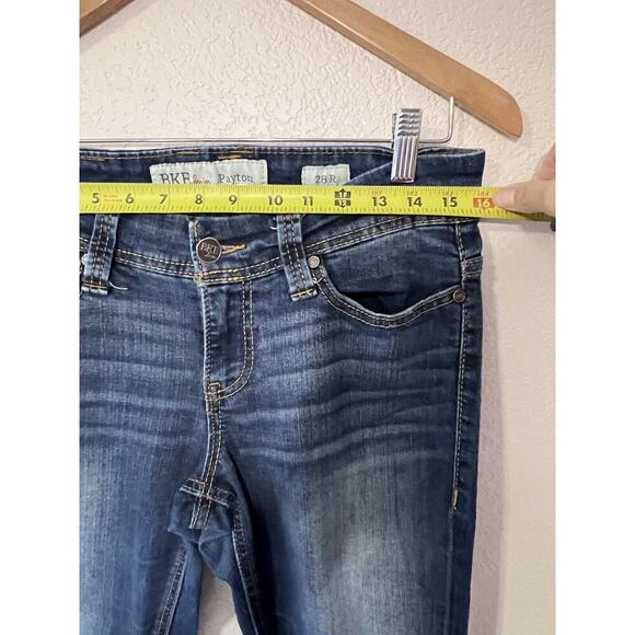 Buckle BKE Payton Bootcut Jeans Womens Size 26 Dark Wash Blue Low Rise 28x31 1/2 - Picture 9 of 11